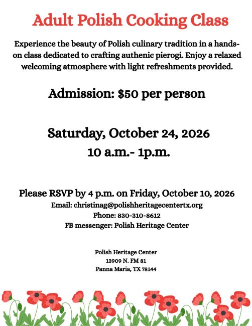Adult Polish Cooking Class